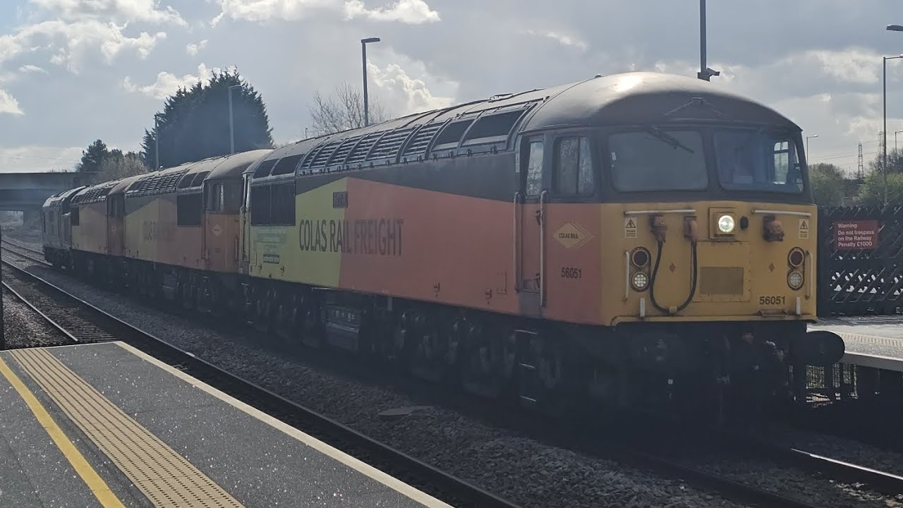 Trains at East Midlands Parkway 14/03/26
