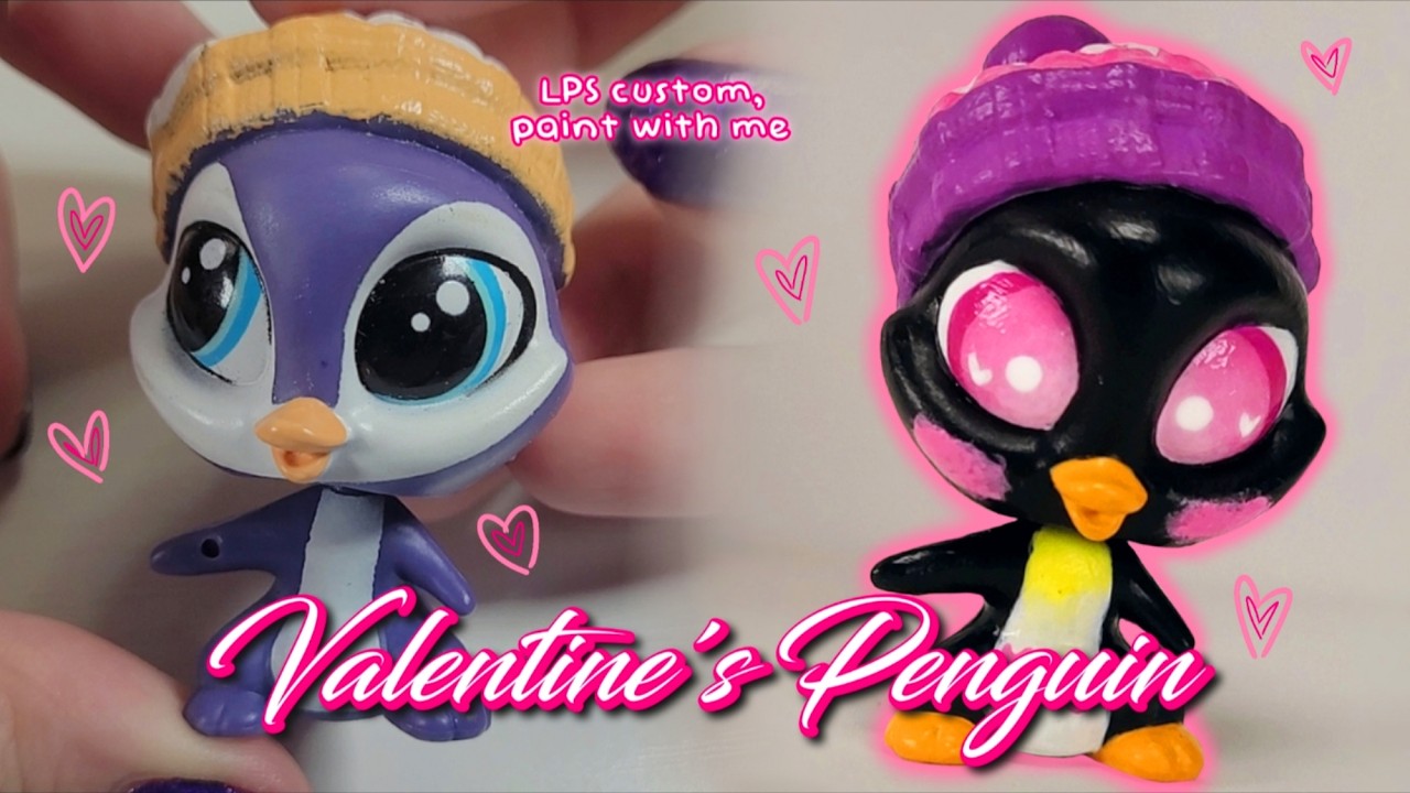 Valentine's Penguin | LPS custom