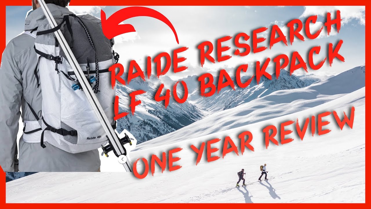 Обзор рюкзака Raide Research LF 40 — как он выглядит после года/4 сезонов использования