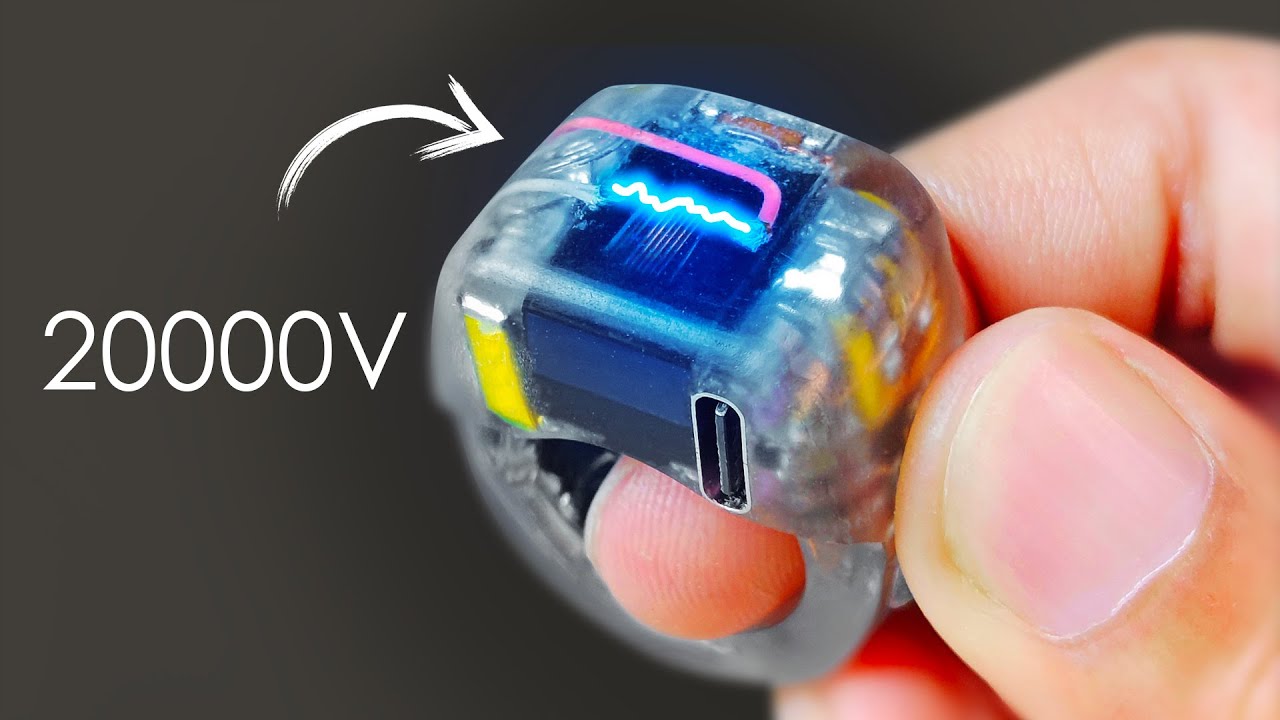 This Ring Generates 20,000 Volts! | DIY