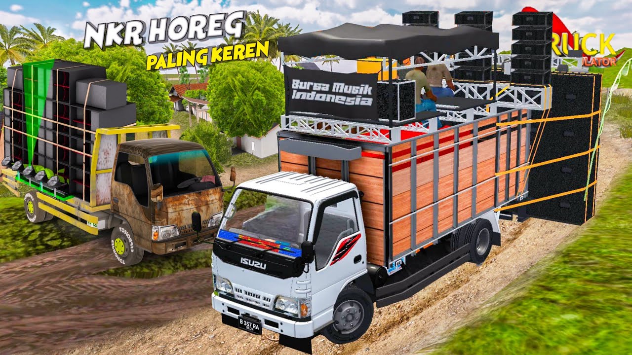 Modif NKR Jadi NKR Sound Horeg! Keren Parah – ES Truck Simulator ID 🔥