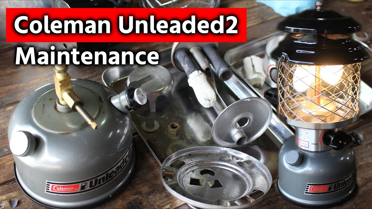 Обслуживание фонарей Coleman Unleaded2 / Coleman  lantern maintenance