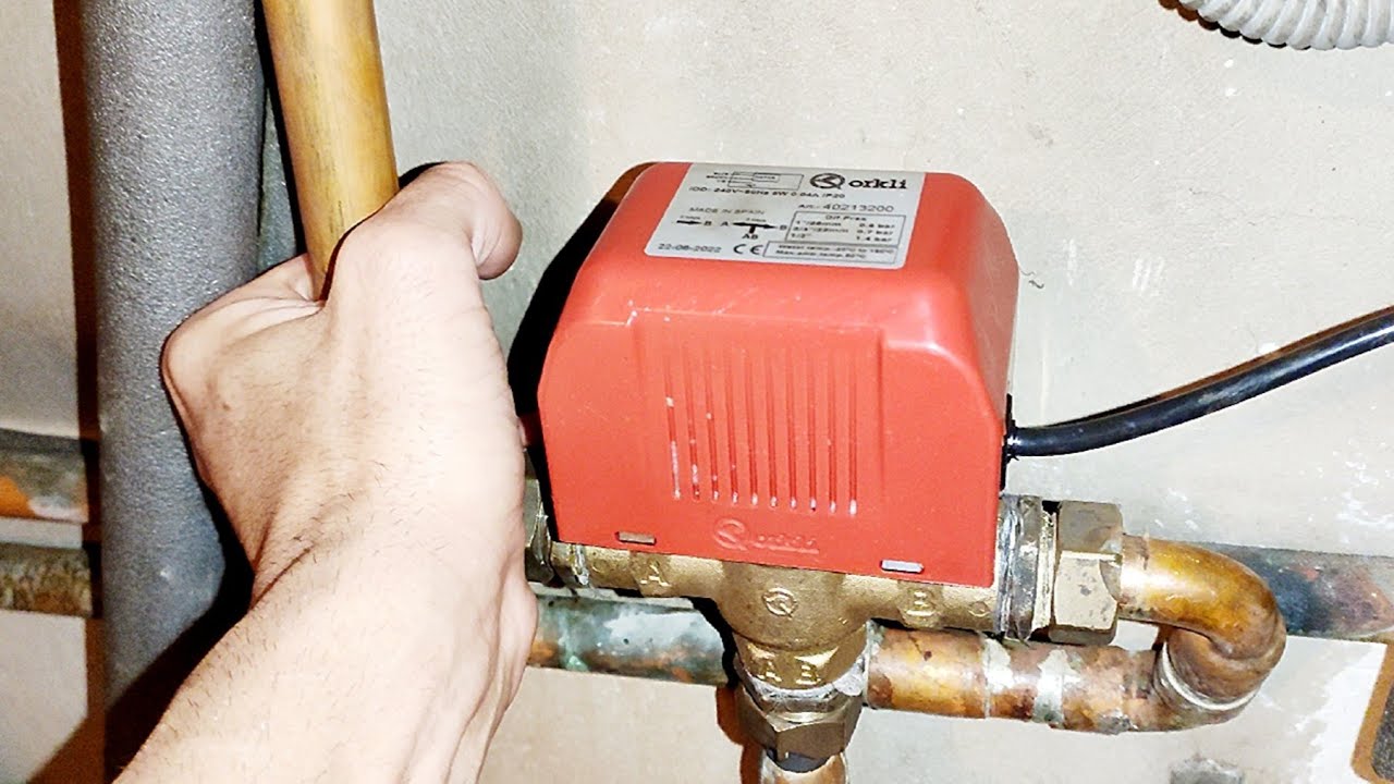 Cómo CAMBIAR-PONER una VÁLVULA de ZONA MOTORIZADA, Electroválvula. Pasos Sencillos #llaveradiador