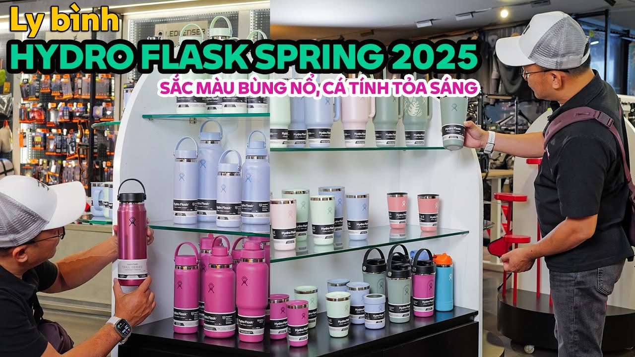 LY BÌNH HYDRO FLASK SPRING 2025: BỘ SƯU TẬP MỚI 