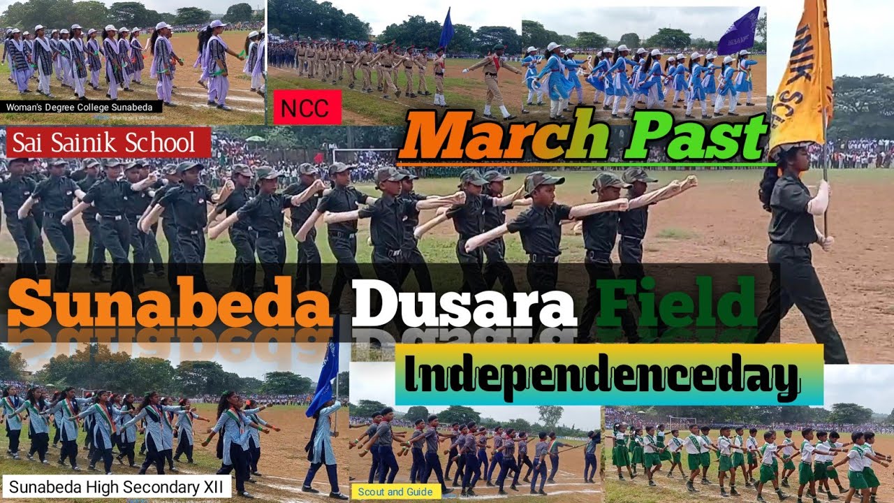 August 15 Celebrate Sunabeda | Sunabeda Dusraa Field Prade 2023 | School Students Prade | MarchPast