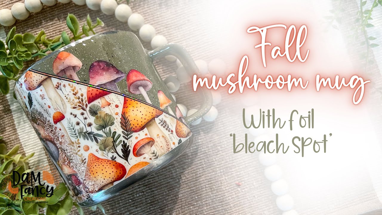 Fall Mushroom Mug Tutorial l DAM Fancy Creations