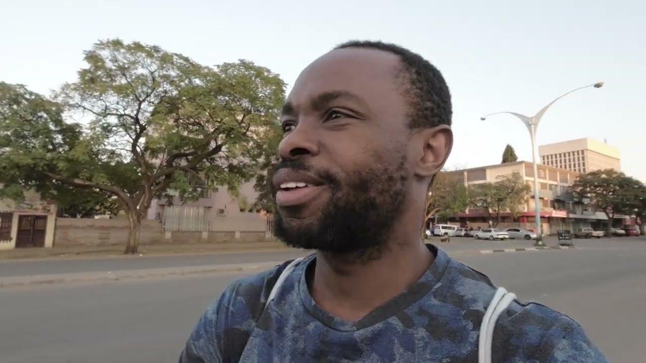 White 🇿🇼 in poverty in Bulawayo sunset walk from CBD to Northend