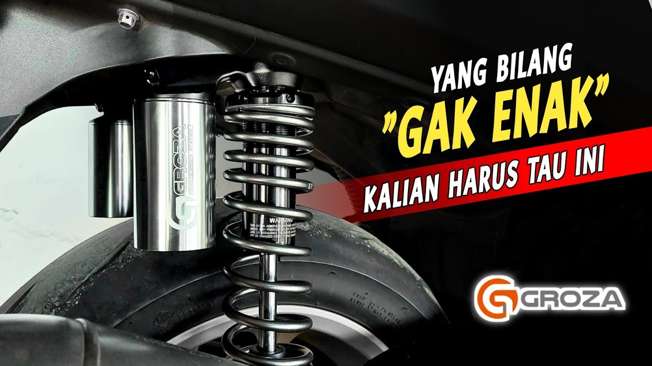 Review Shock GROZA EF Series dan cara setting rebound preload.