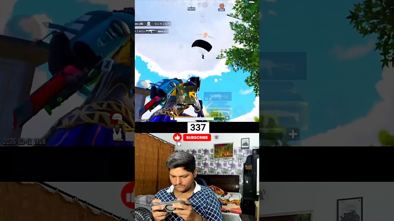 1v2 IN AIR 😱🔥 | Enemy Didn’t Even Land! 💀