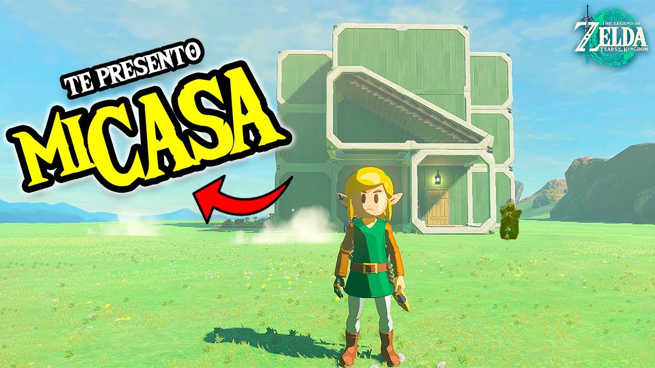 🏠 Mi ENORME CASA de 3 PLANTAS en Zelda Tears of The Kingdom