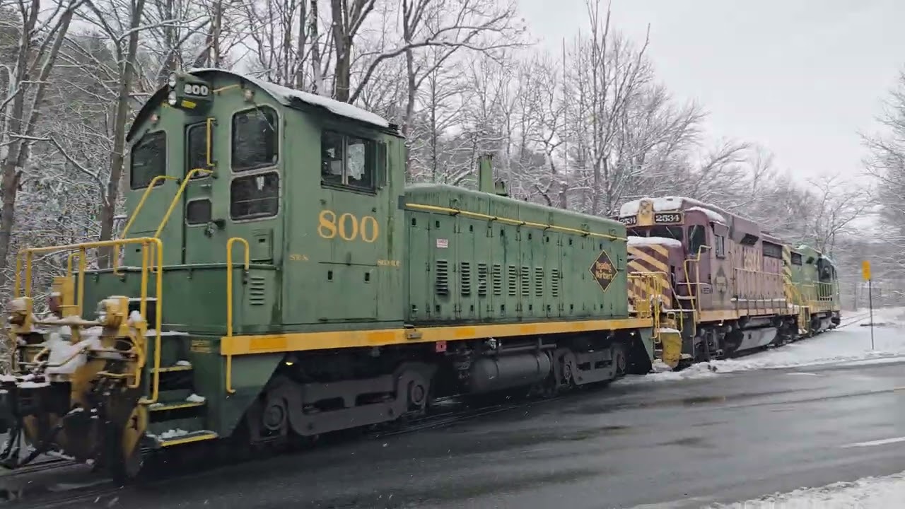 Reading and Northern Goodspringer train Tremont PA 01/18/2026