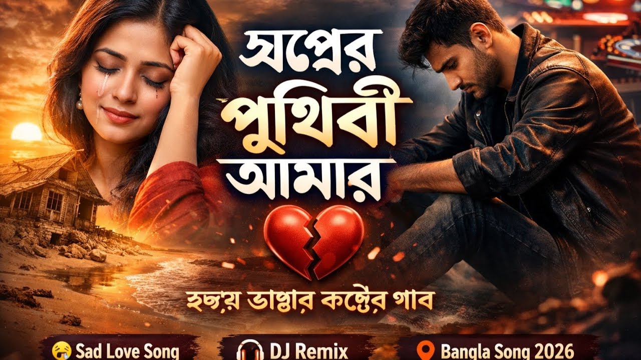 স্বপ্নের পৃথিবী আমার – হৃদয় ছোঁয়া বাংলা কষ্টের গান | Bangla Sad Song