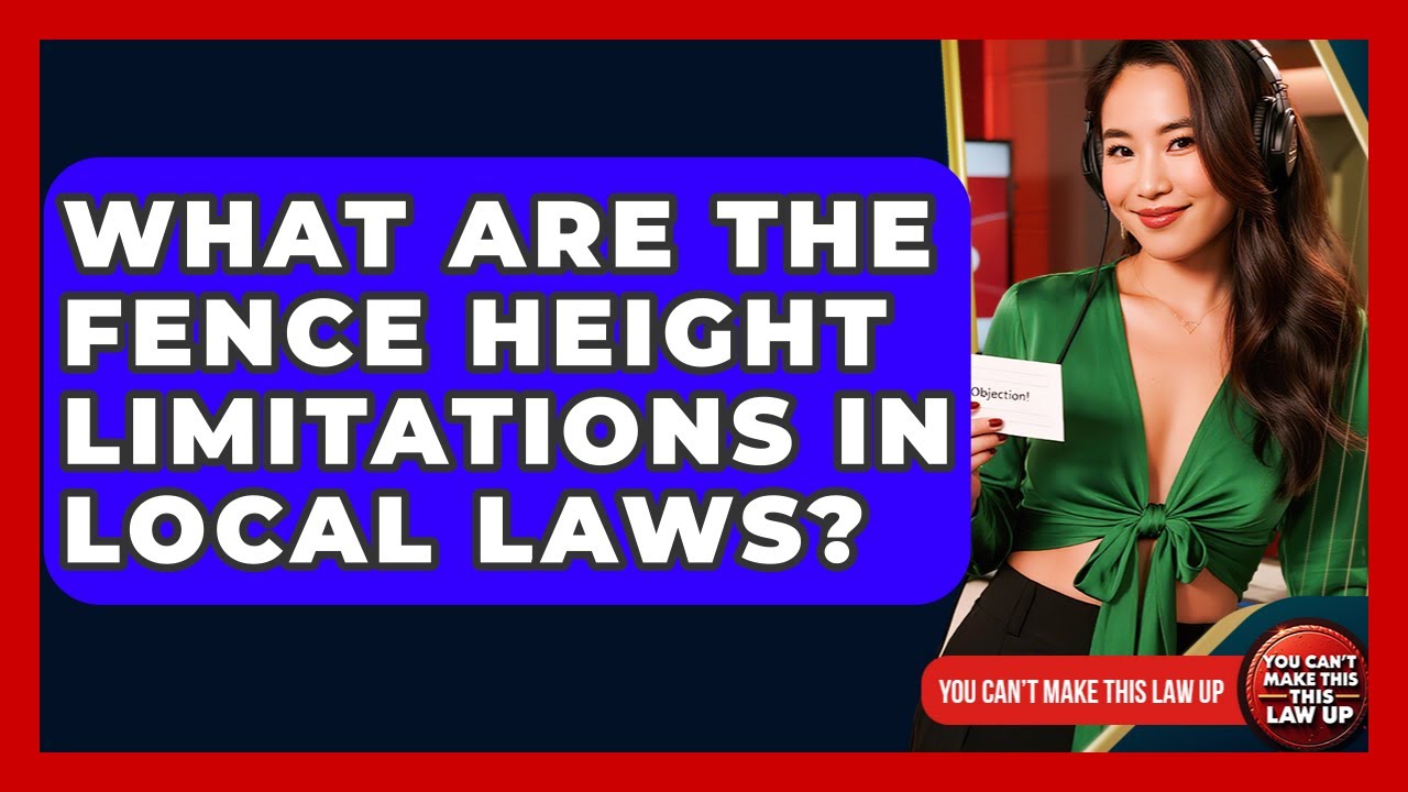 What Are The Fence Height Limitations In Local Laws? - You Cant Make This Law Up