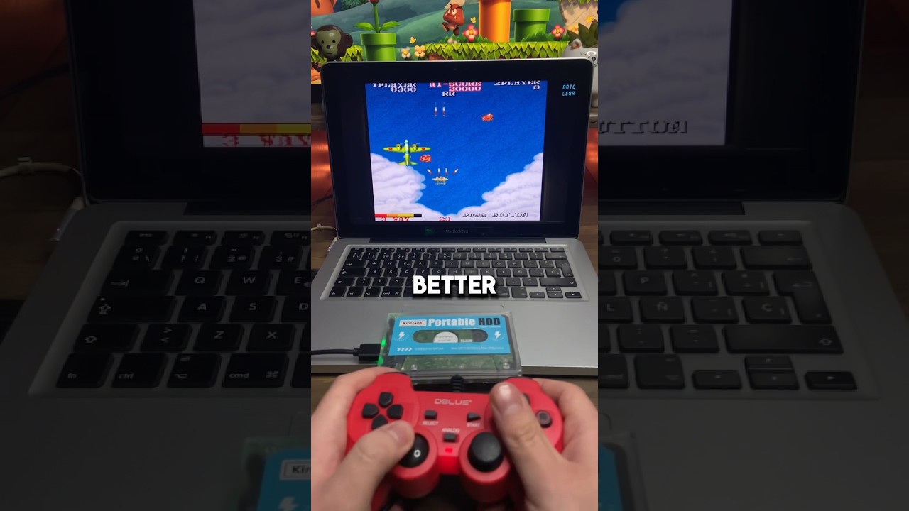 This retro hard drive! It has 70 emulators & more than 100.000 games! 🤯 #gameconsole #games