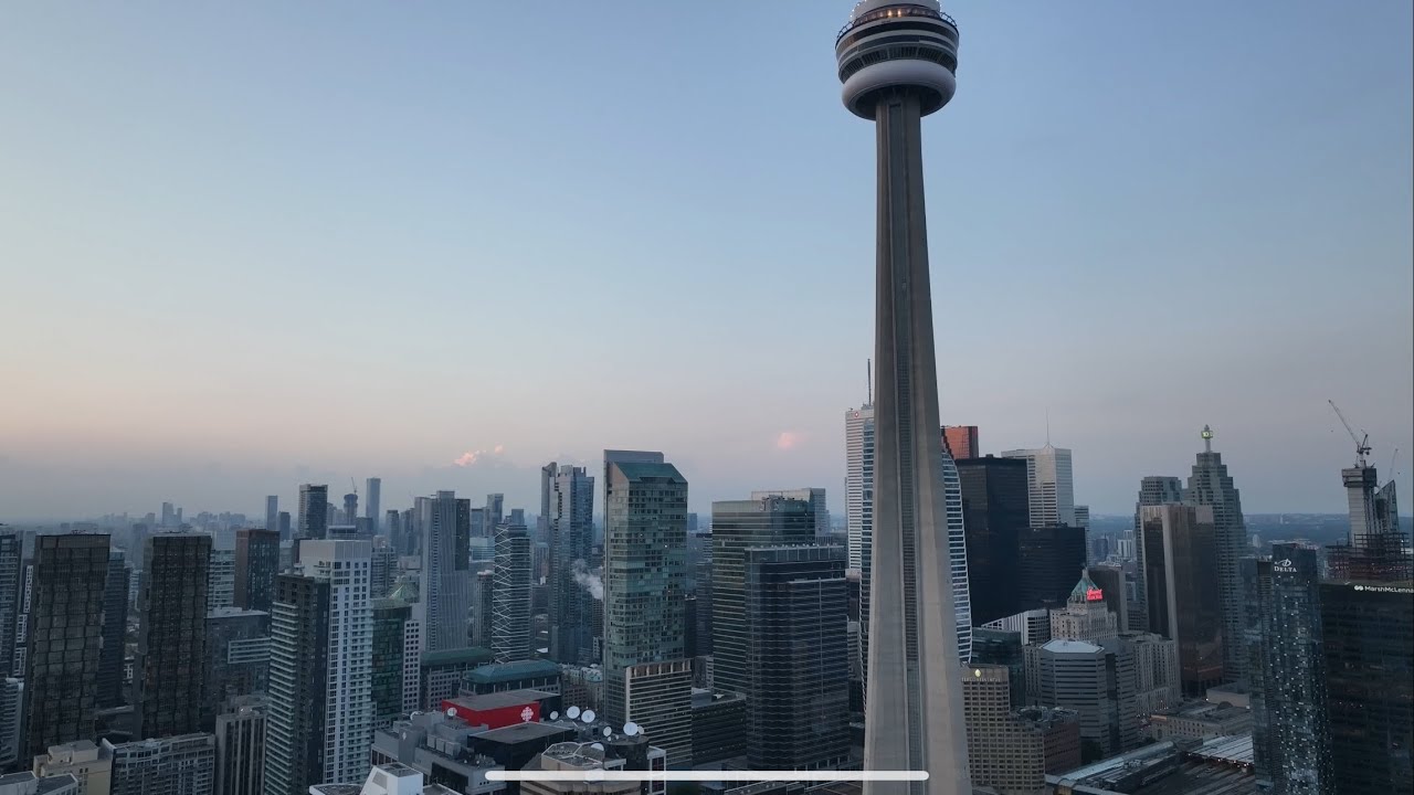 Random Drone Shots Of Downtown Toronto