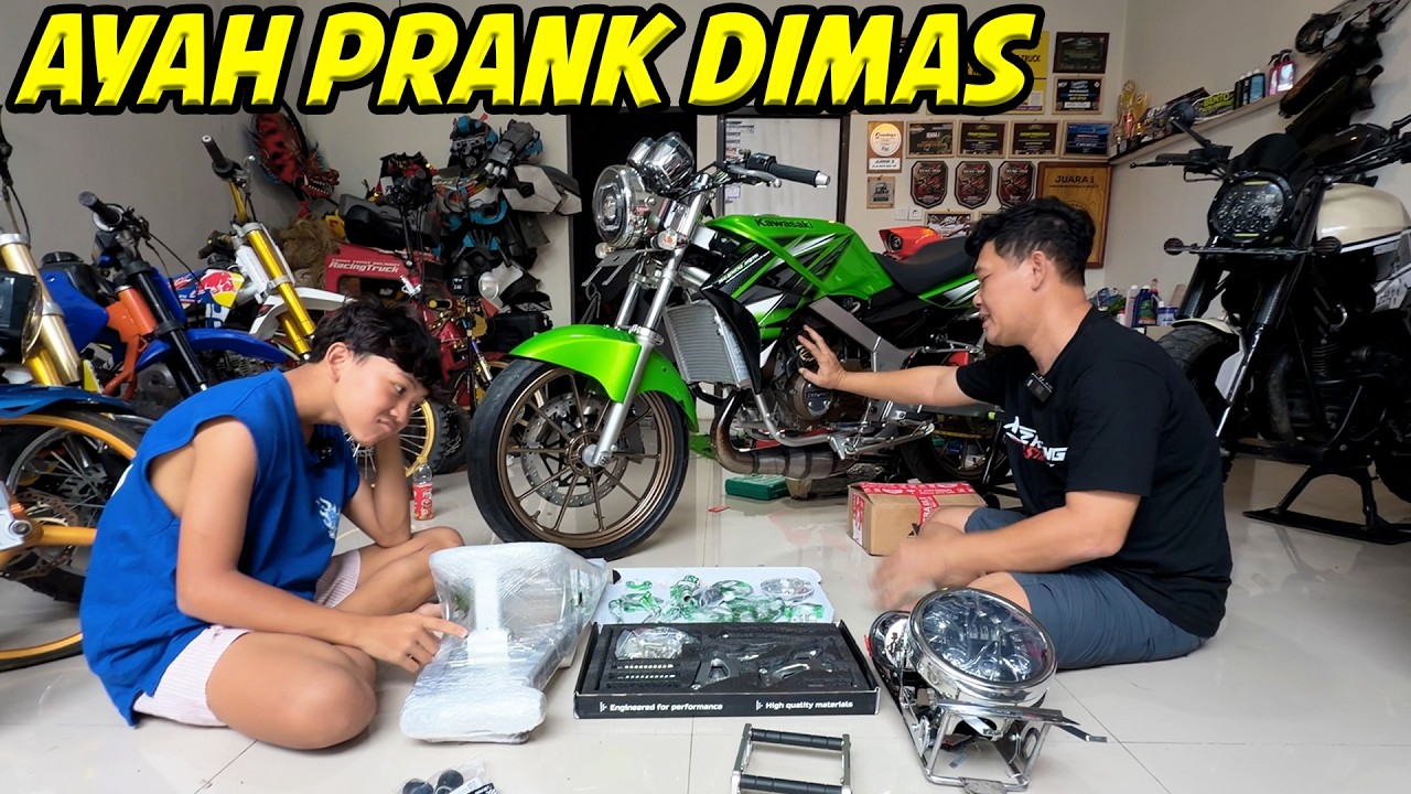 AYAH NGERJAIN DIMAS!!🤣🤣 PROJECT MODIFIKASI NINJA SS AYAH DITDIM!!