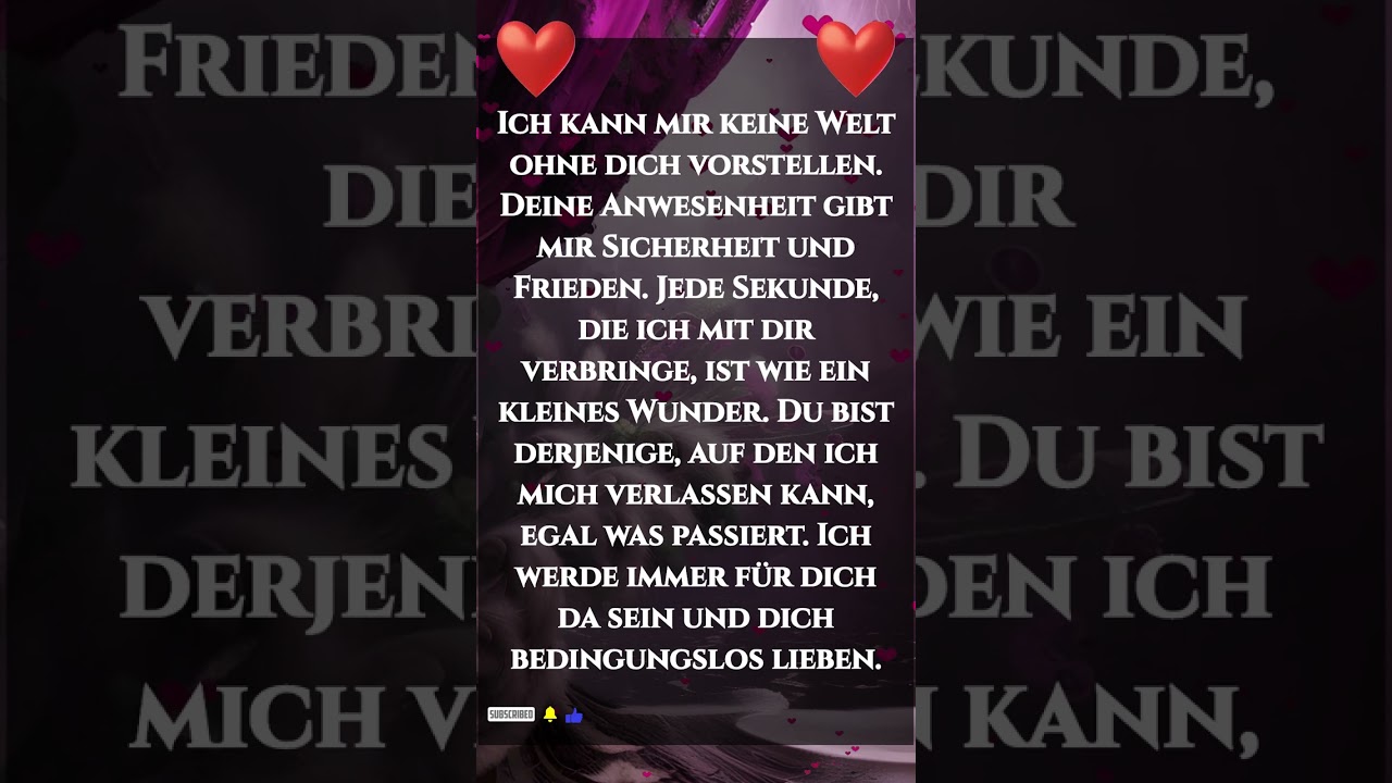 Ohne dich 💐💖👩🏽&zwj;❤️&zwj;💋&zwj;👨🏻Liebesbotschaften #shorts