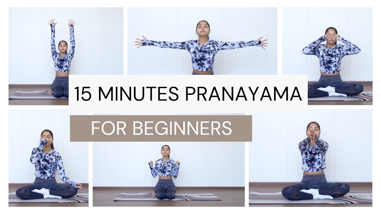 Daily 15 mins Pranayama |  Best Breathing Exercises 🧘🏻‍♀️
