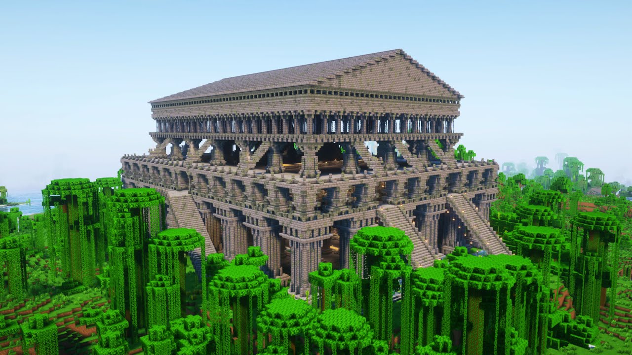 🌿 Minecraft Ancient Jungle Temple Timelapse 🗿
