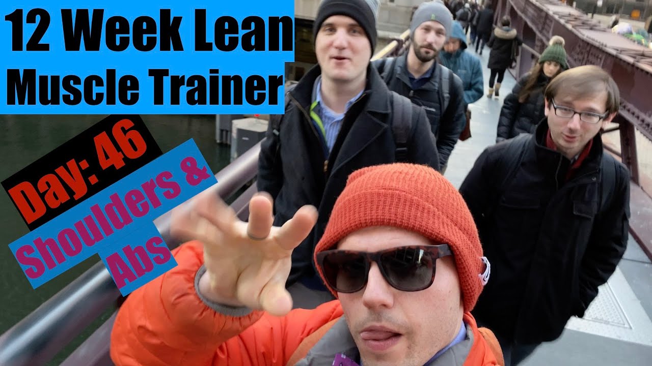 Workout Vlog Day 46 - Kaged Muscle - 12 Week Lean Muscle Trainer - Shoulders & Abs