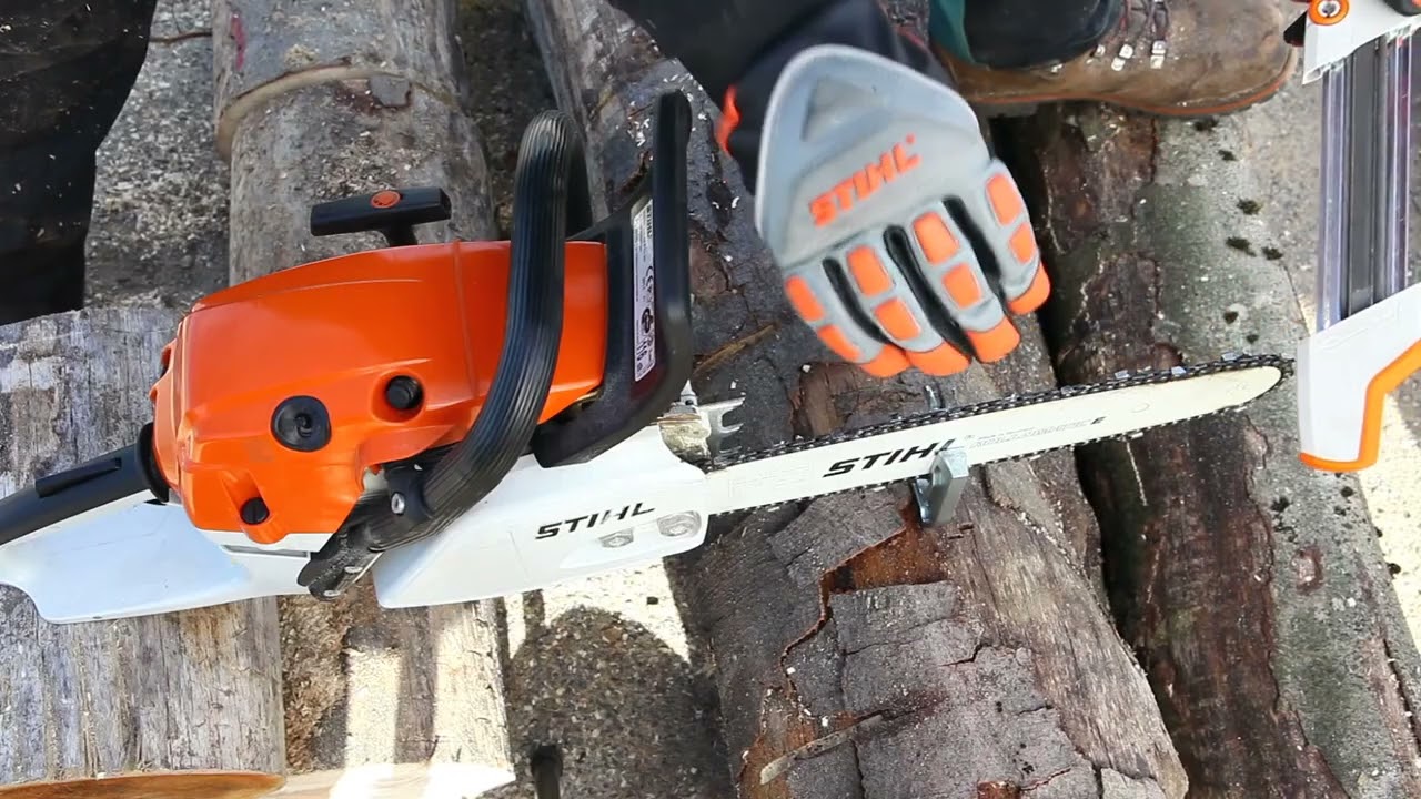 A legjobb l&aacute;ncreszelő! Stihl reszelővezető &eacute;s l&aacute;ncreszelő egyben.
