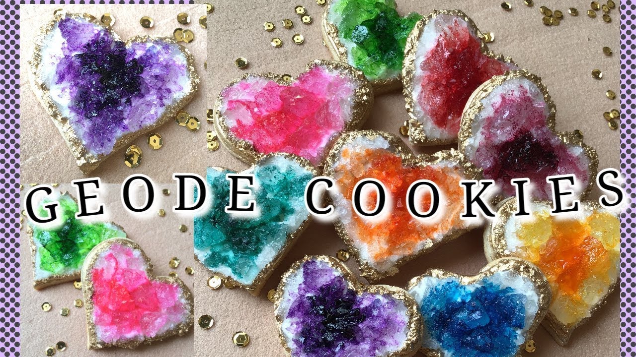Geode Cookies | Royal Icing Art | The Cake Lady™