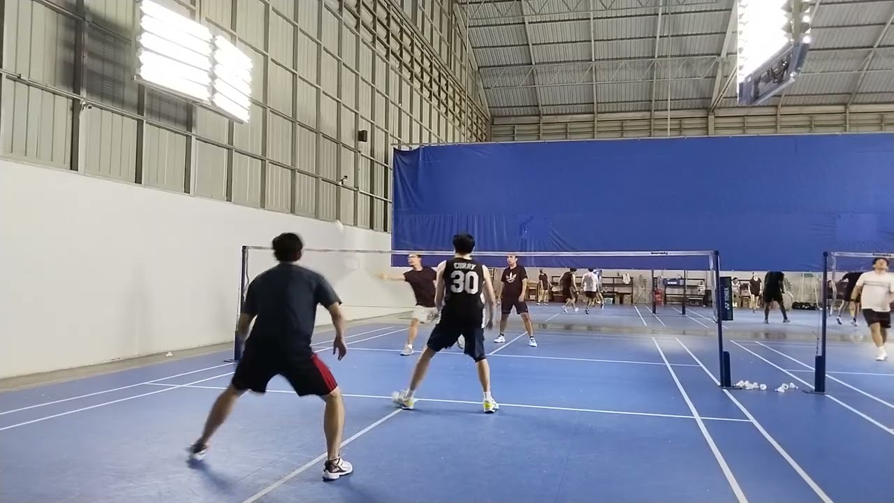 เชษ + คิด // เป้ + โอม #badminton #กุ๊งกิ๊งชวนตีแบด #bad 