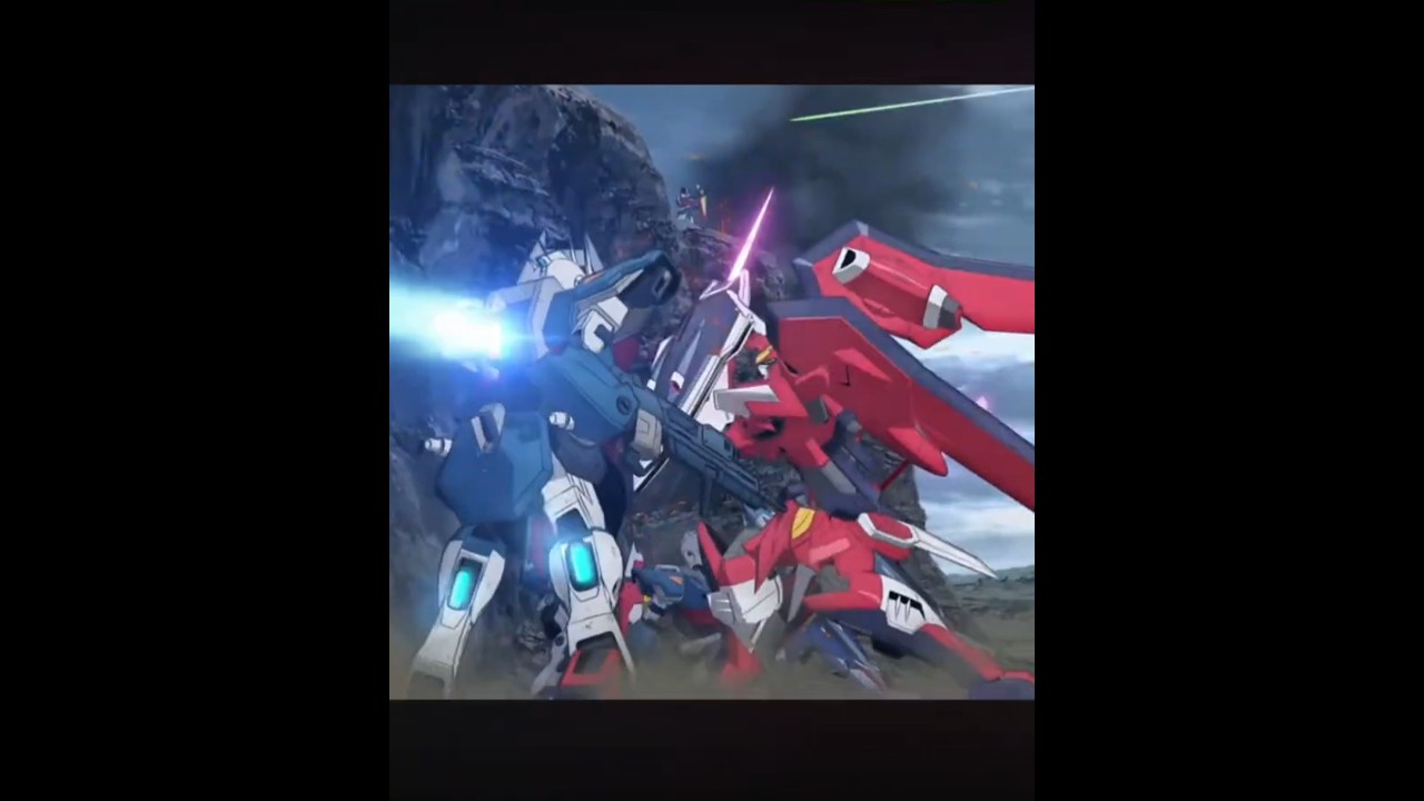 Gundam Seed Freedom movie Immortal Justice Gundam fighting 