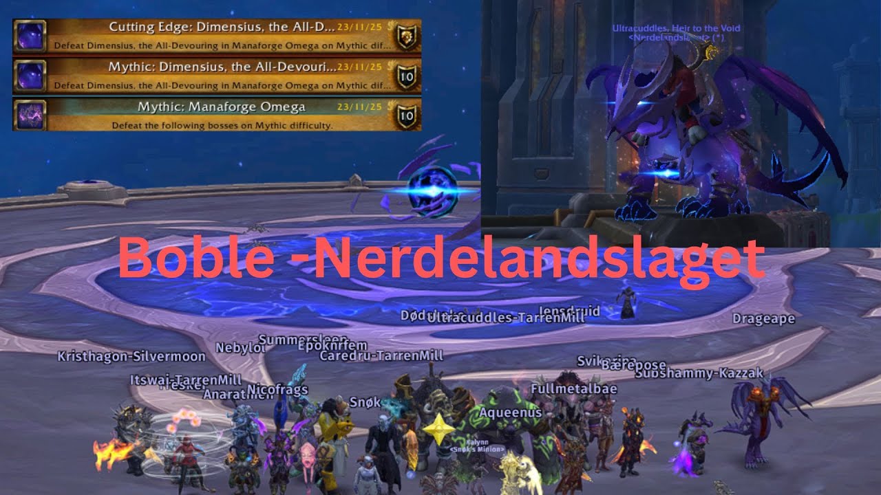 Mythic Dimensius | Tank POV | Guardian Druid | Nerdelandslaget Boble