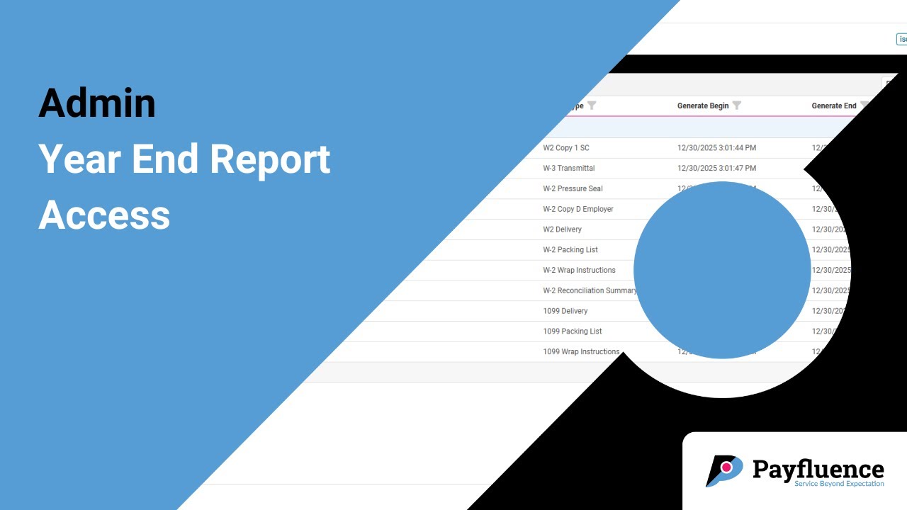 Admin | Year End Report Access