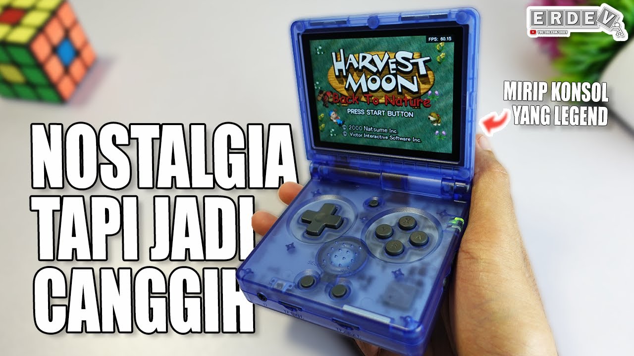 NOSTALGIA KONSOL GAMEBOY LIPAT, TAPI JADI LEBIH CANGGIH! - Anbernic RG35XXSP Retro Handheld