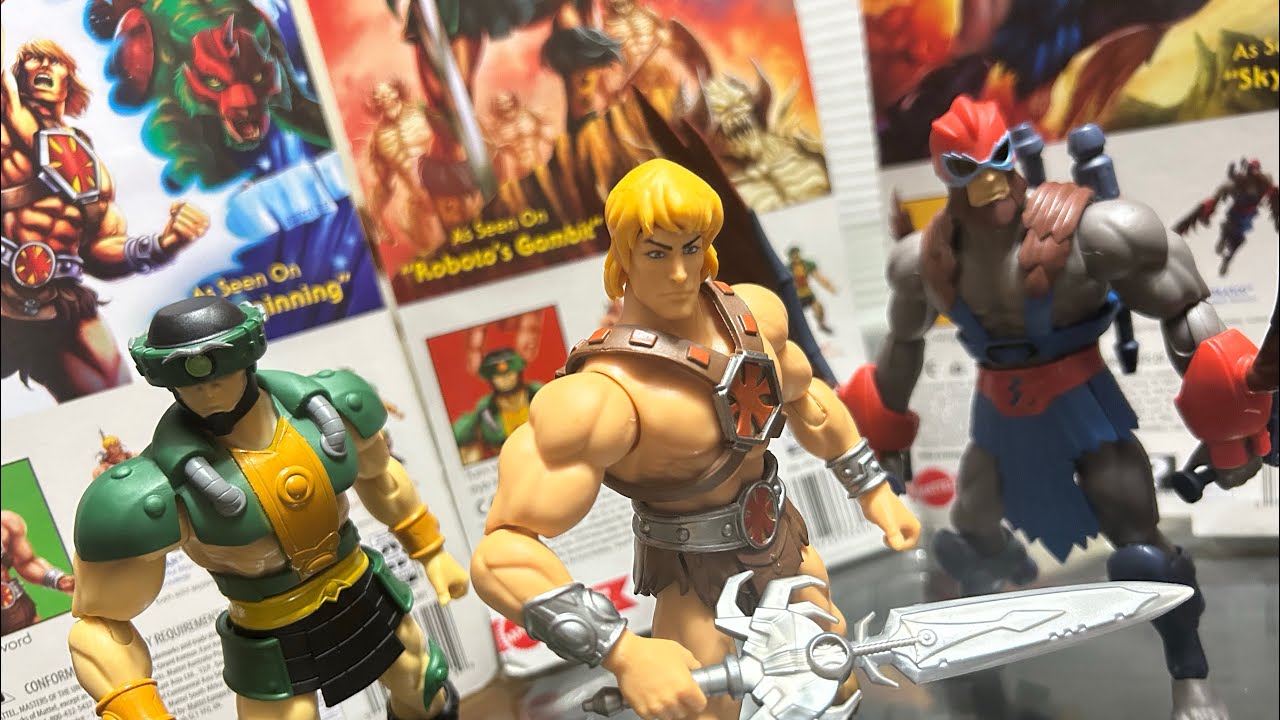 MOTU Cartoon Collection 200x Masters of the universe He-Man, Tri-Klops and Stratos review