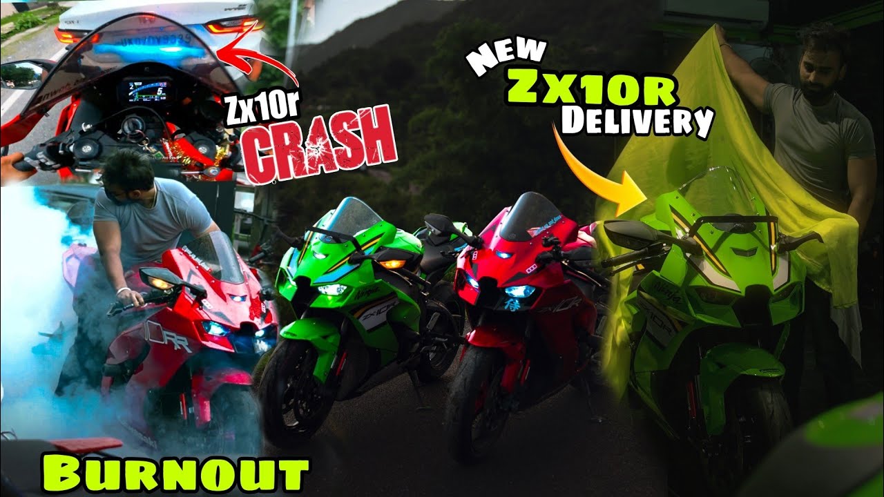 My 2024 zx10r Crashed then Taking Delivery of Zx10r 2025🥺❤️