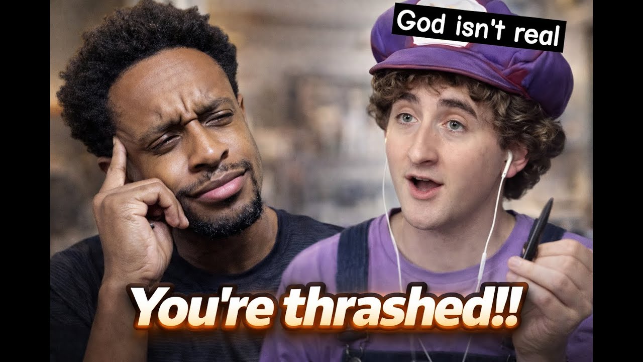 Popular Atheist Ian Crashes Out Against a Christian Over the Problem of Evil!