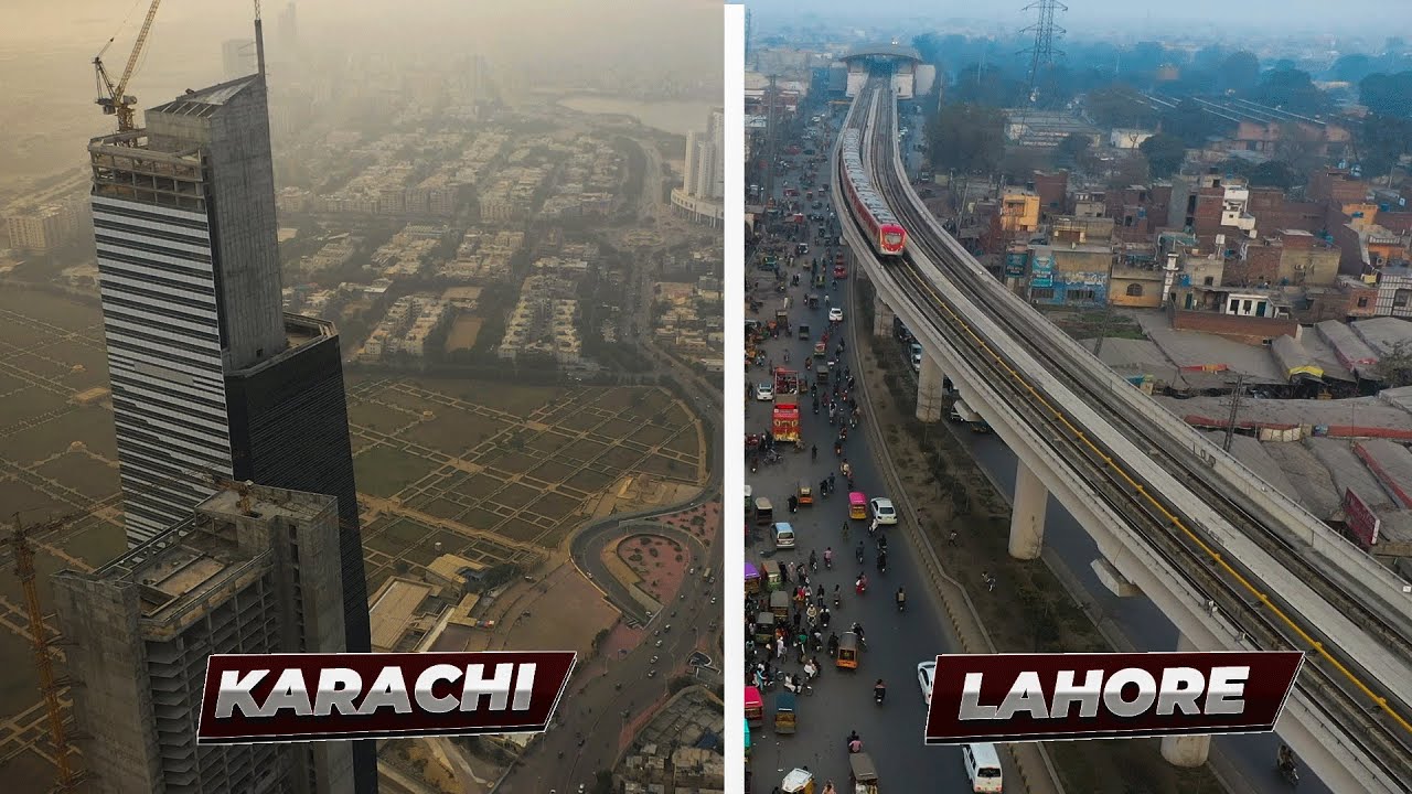 Karachi City vs Lahore City Drone View | Exclusive Bird's Eye Views | Discover Pakistan TV