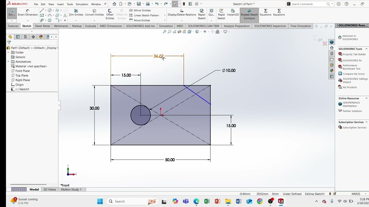 SolidWorks Modeling: Plan, Cross-Sectional & Feature Approach Explained