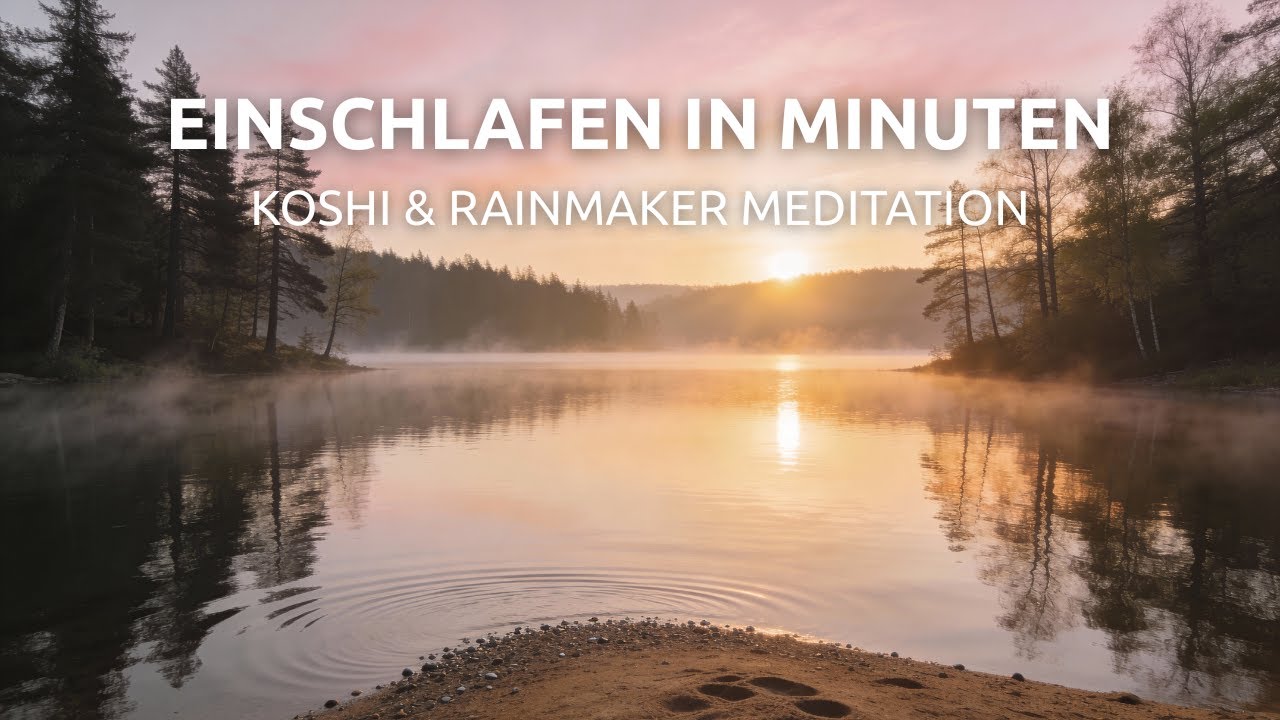 Einschlafen in Minuten | 1 Stunde Koshi & Rainmaker Klangmeditation