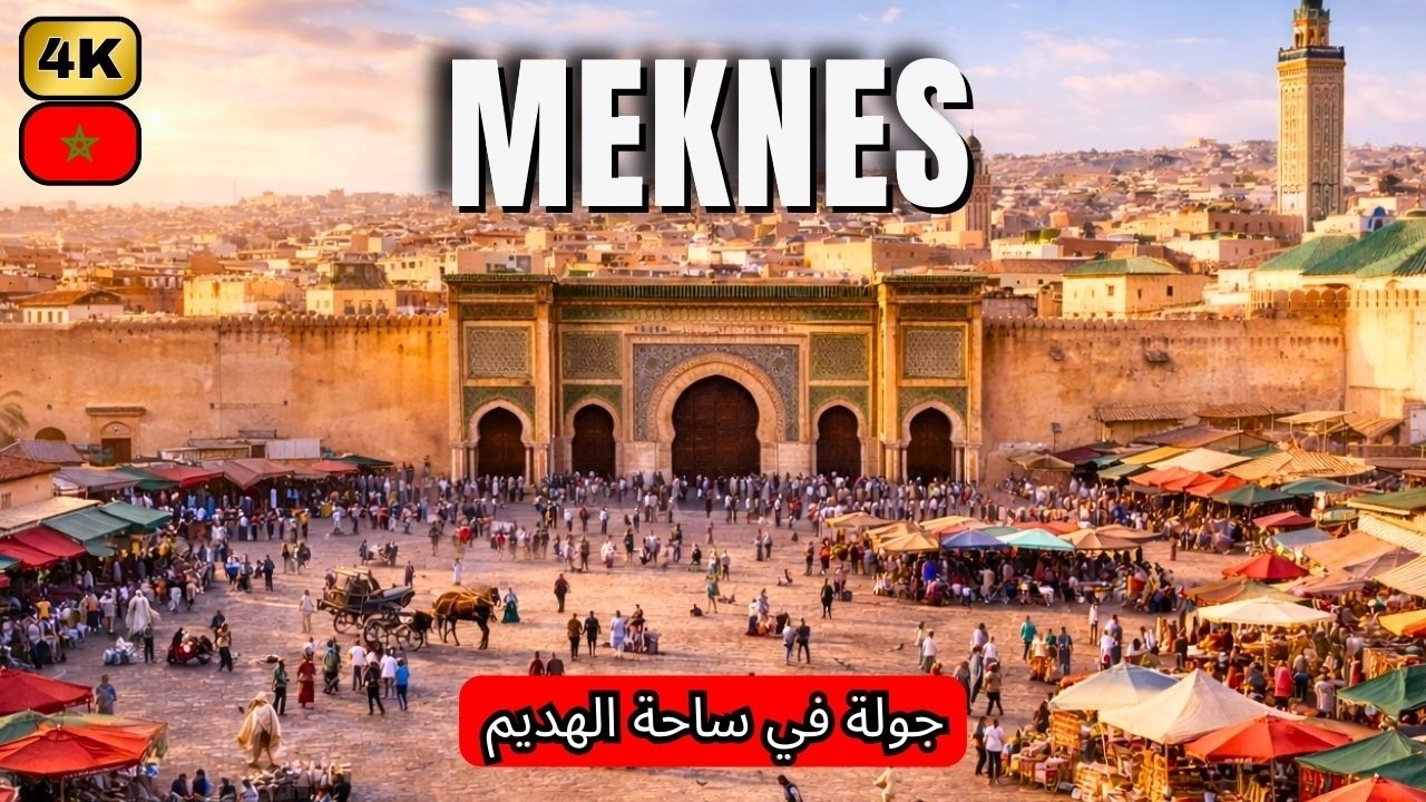 Nuit Magique du Ramadan à Meknès 🌙 Ambiance Incroyable dans la Médina (4K Walking Tour) #ramadan 