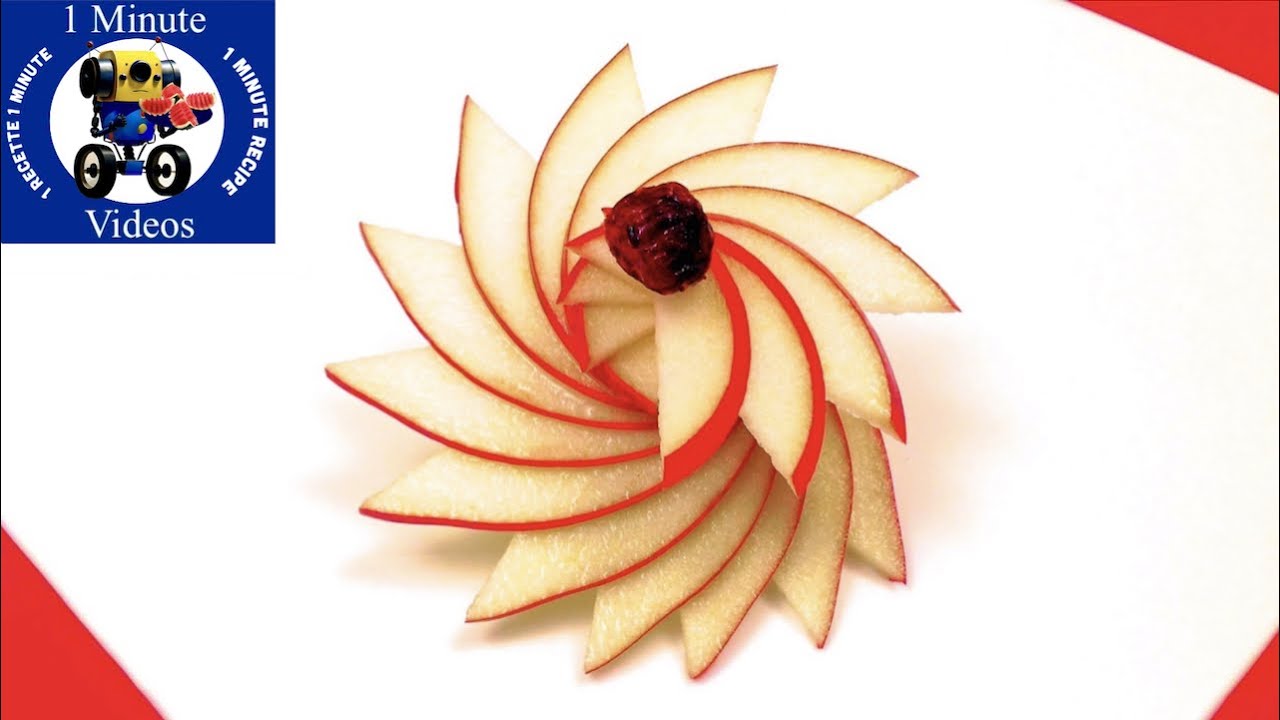 Comment Faire une Rosace avec une Pomme / DIY, Facile à Réaliser