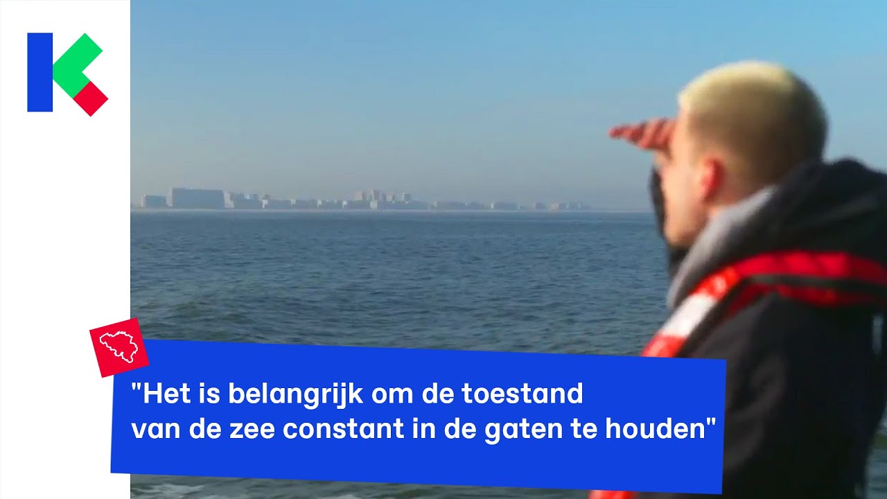 Jensen vaart mee met een onderzoeksschip op zee
