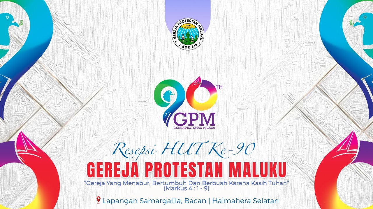 Resepsi HUT Gereja Protestan Maluku KE-90