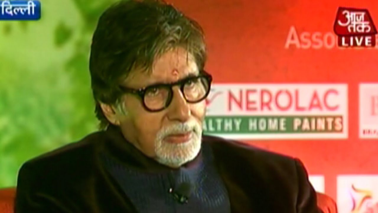 Amitabh Bachchan on Agenda Aaj Tak (Part 2)