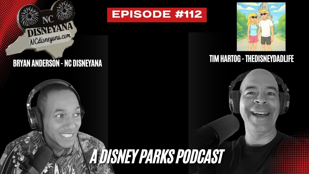 The DIZPod: Disney Fandom Deep Dive with Bryan Anderson -NC Disneyana & Tim Hartog TheDisneyDadLife