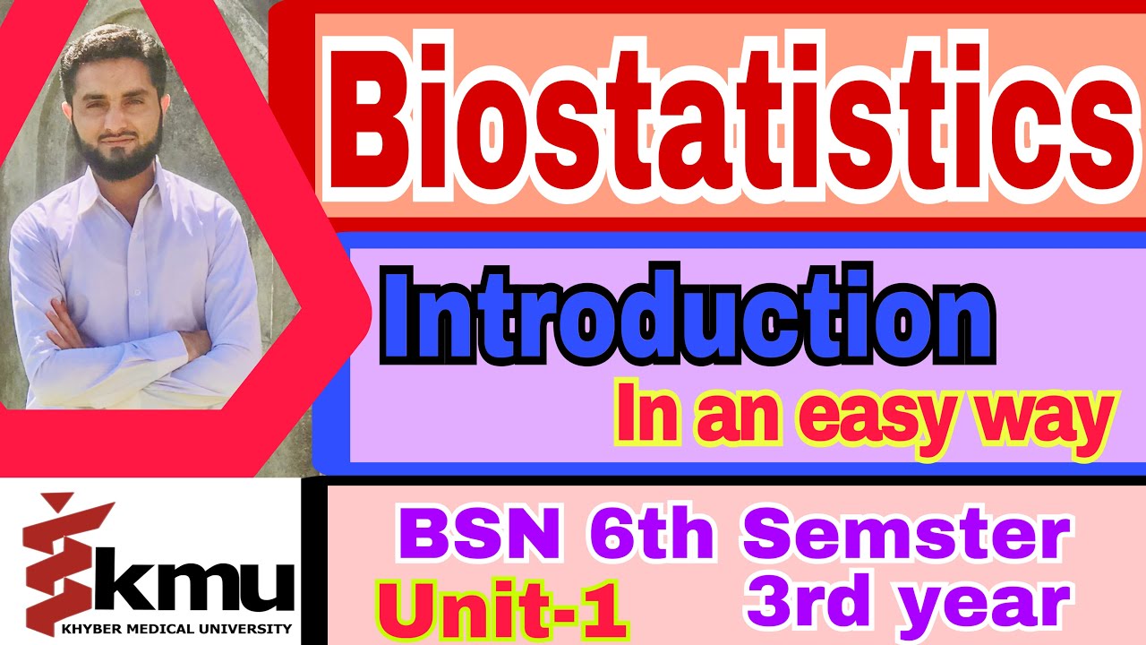 Introduction to biostatistics in an easy way(unit-1) BSN 6th semester/3rd Year in Urdu/Hindi/English