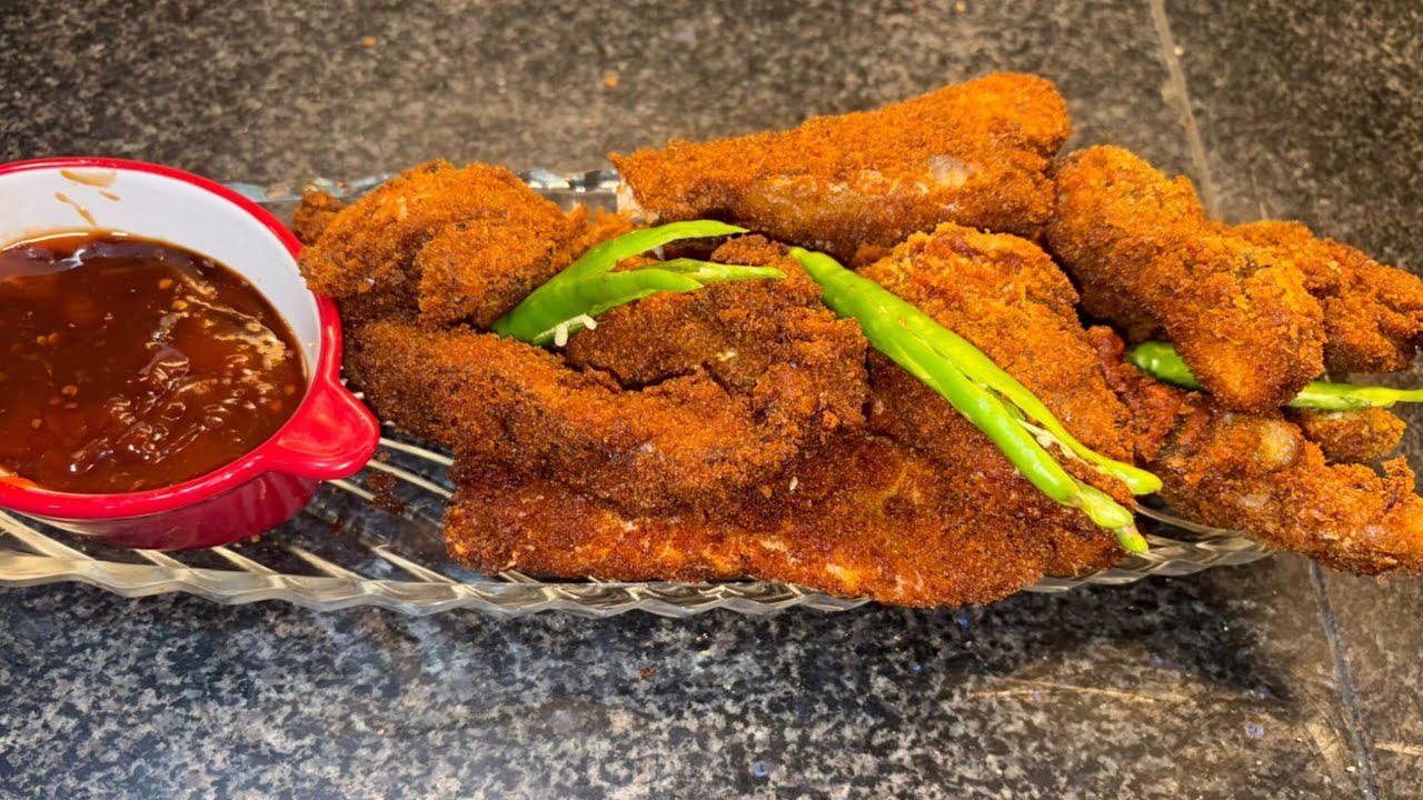 Spicy Fried Fish With Chutney Recipe by Uzma kitchen 