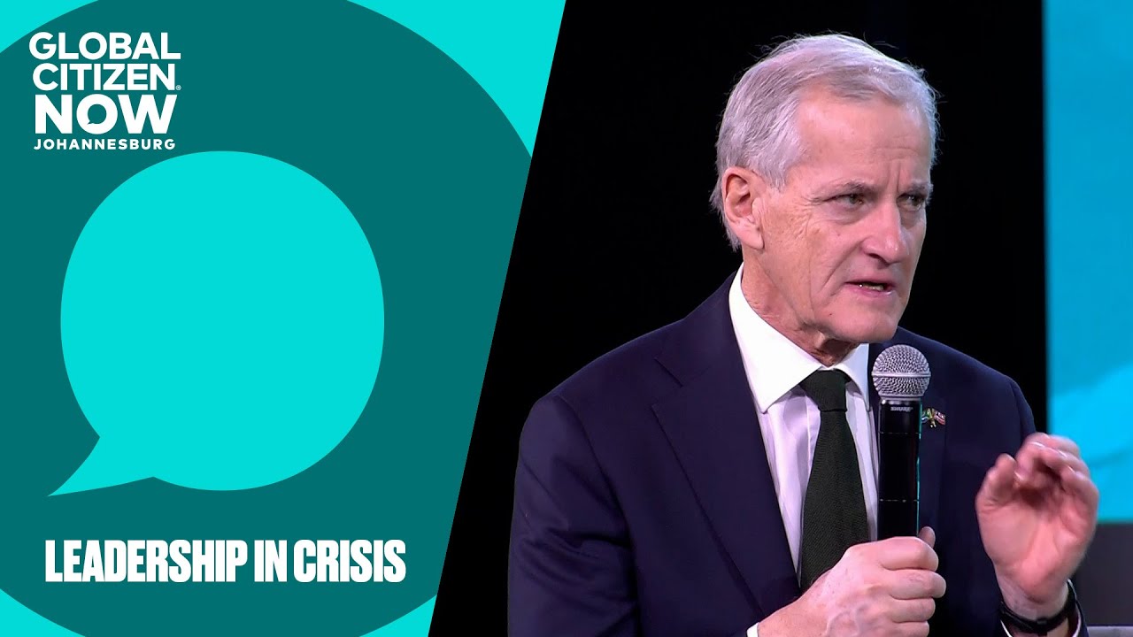 Лидерство в кризисе с премьер-министром Йонасом Гаром Стёре | Global Citizen NOW: Йоханнесбург 2025