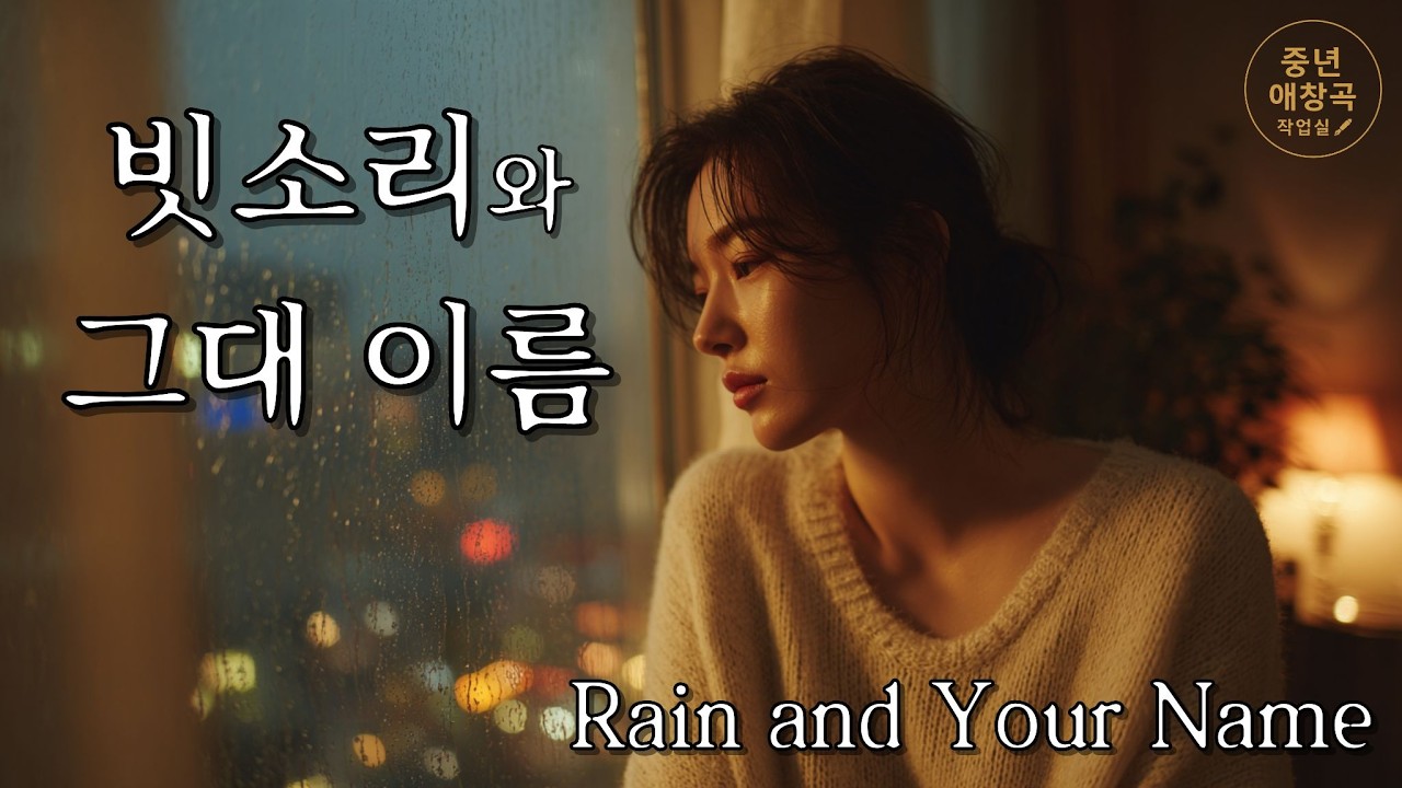 Rain and Your Name – Jazz Night Ver. 🌧️🎷빗소리와 그대 이름 (작업실 Jazz ver.)Emotional Korean Ballad