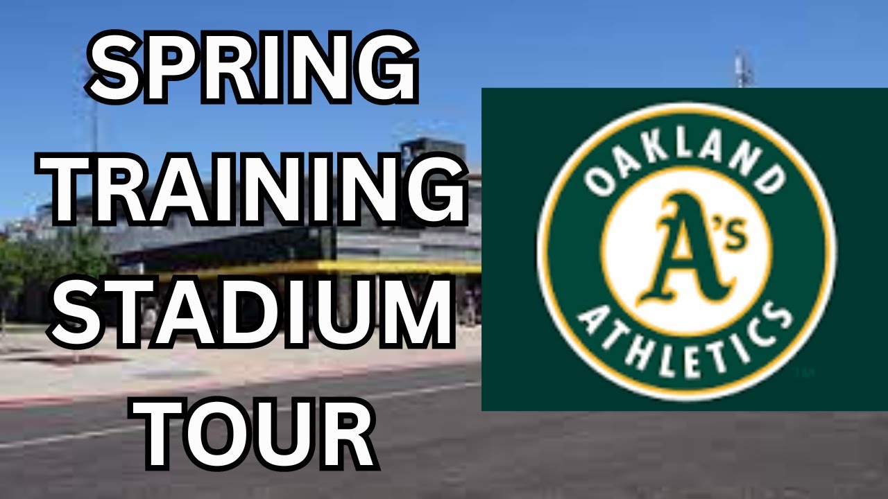 Spring Training Stadium Tour Oakland Athletics - Hohokom Stadium - Mesa Arizona - Cactus League MLB