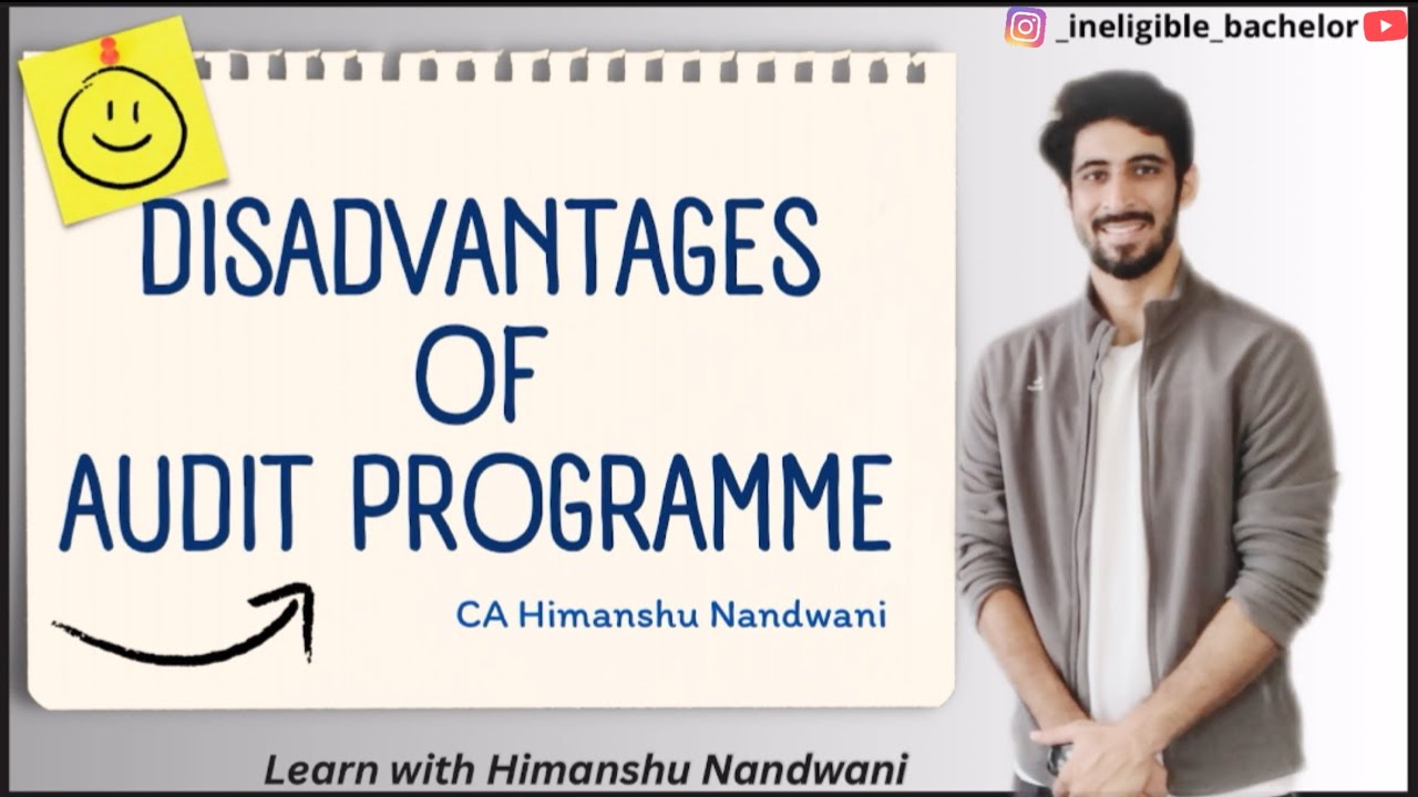 Disadvantages of Audit Programme | Auditing | Audit | TY BCom Sem 5 | CA - IPCC | #himanshunandwani