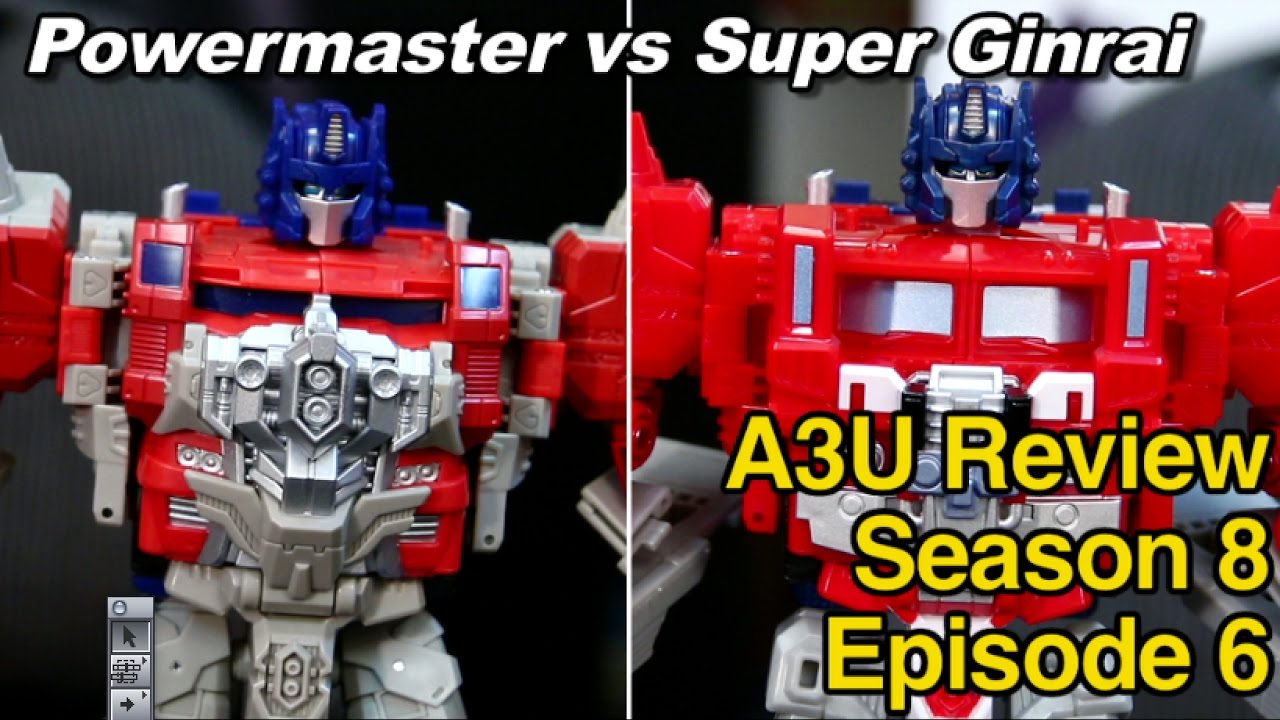 Takara LG35 Super Ginrai vs Titans Return Powermaster Optimus Prime - [A3U Review S8 E6]